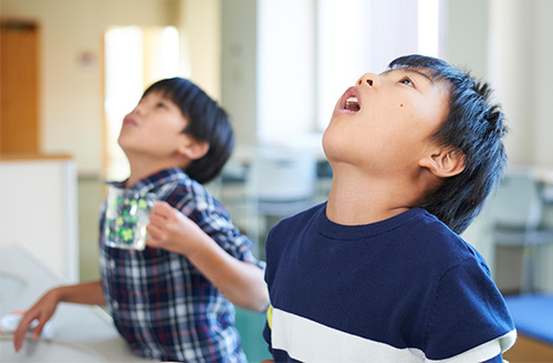 「うがい」でお口の除菌